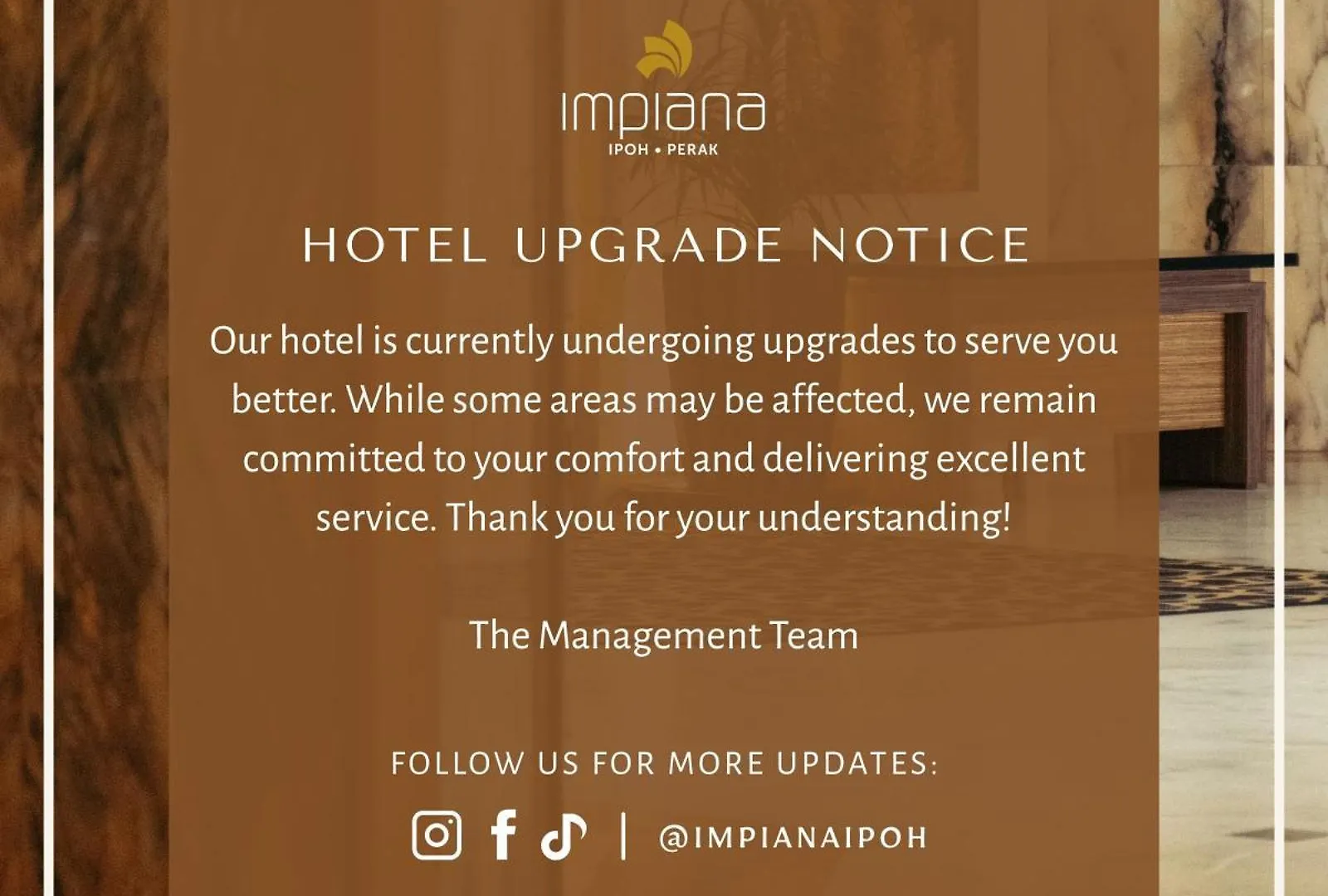 Impiana Hotel Ipoh 4*,  Maleisië